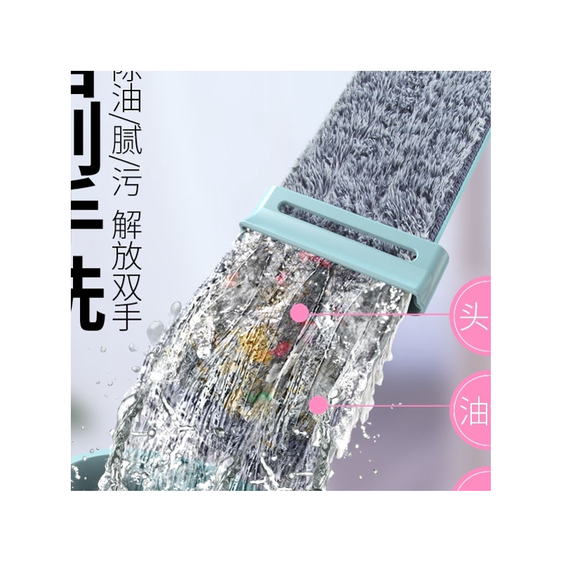 棉线吸水性强速干免手洗旋转拖把