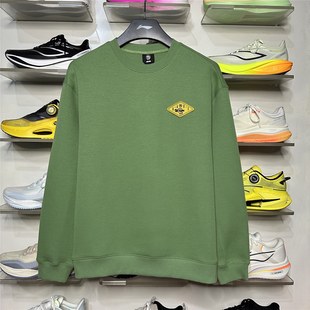 2026春季款李宁卫衣男反伍系列舒适透气圆领宽松运动上衣AWDW027