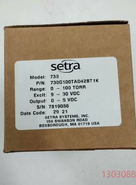 可维修全新setra西特730压力传感器730G100TAD42B