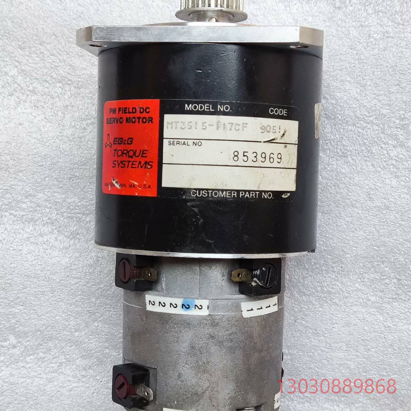 可维修拆机美国EG＆G永磁直流伺服电机MT3515-11