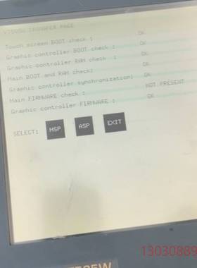 意萨ESA控制器触摸屏VT585WAPT00 实图所拍拆议价