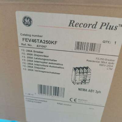 可维修全新原装GE Record Plus断路器，型号FEV46T