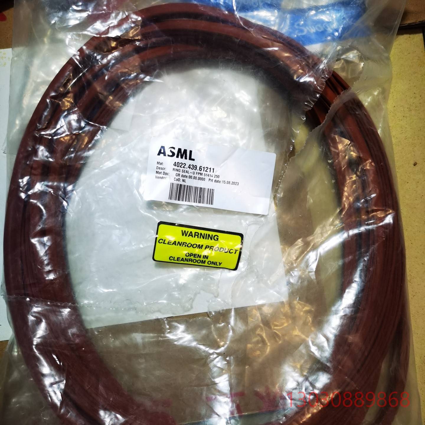 可维修ASML密封圈4022.439.61211