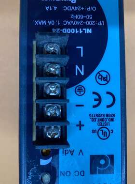 可维修台湾昂鼎NL1100D-24导轨式开关电源 100W 24