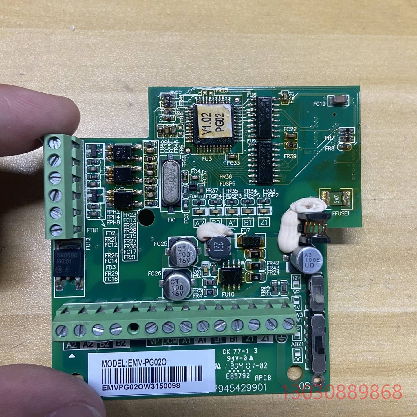 可维修台达变频器PG卡 EMV-PG02O  成色漂亮 功能