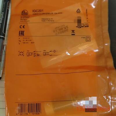 可维修工程剩余易福门传感器IGC201