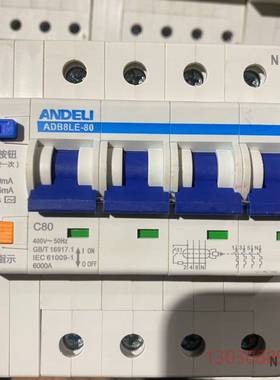 可维修安德利ADBLE-80系列DB型漏保开关 成色漂