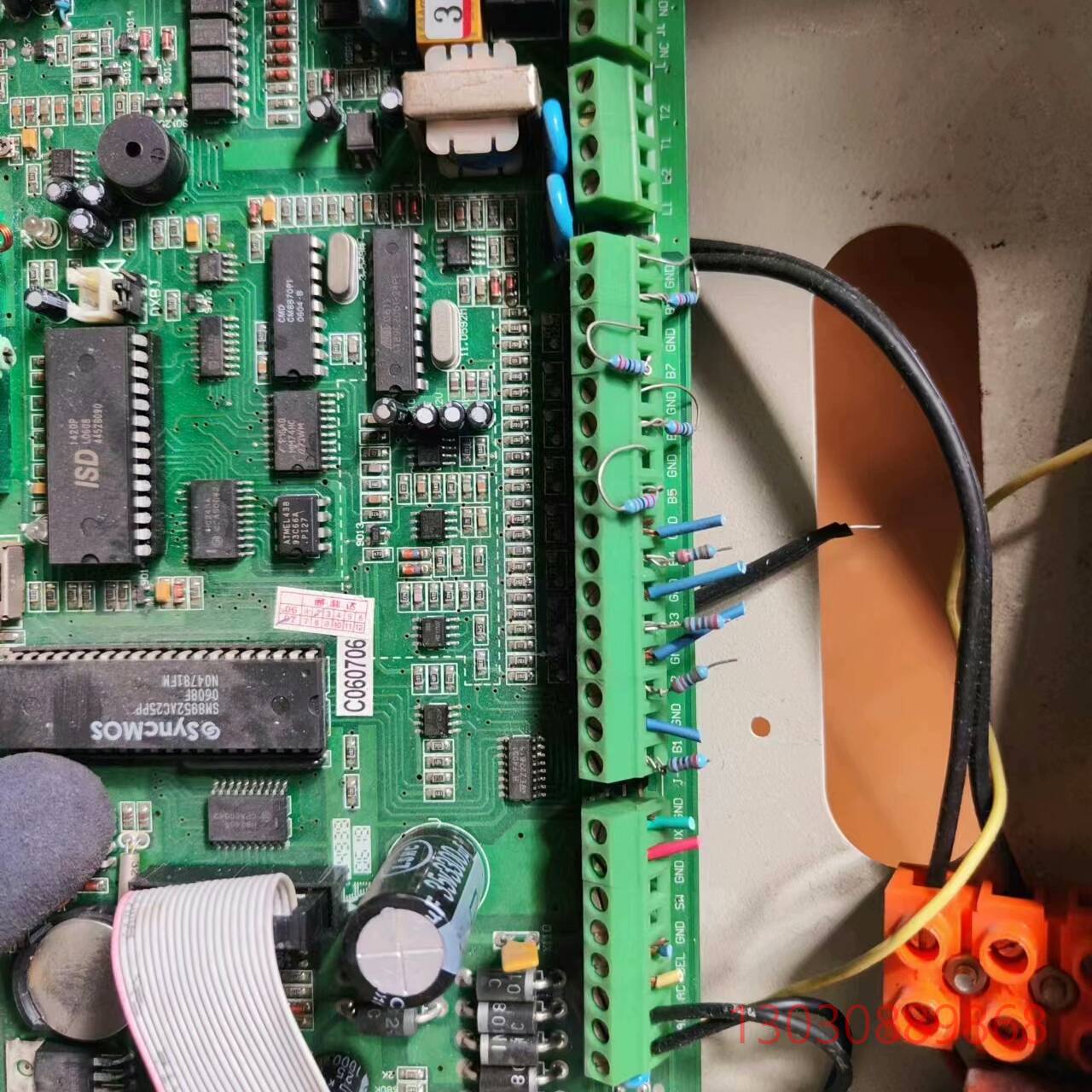 可维修时刻sk-239C报警主机主板