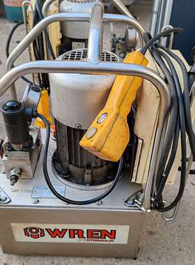 可维修WREN液压站，1KW，实物如图议价