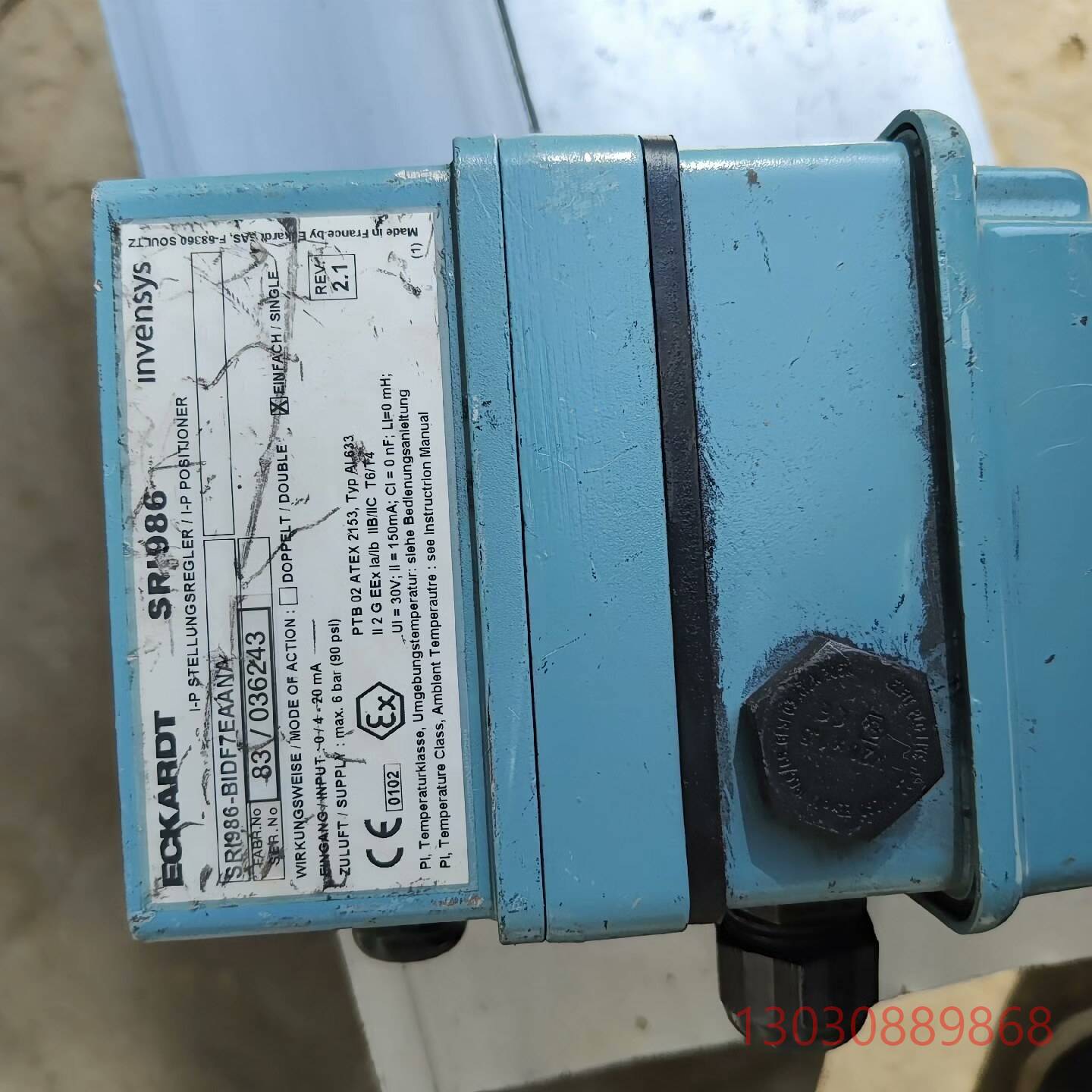 可维修ECKARDT阀门定位器SRI986有需要的老板联