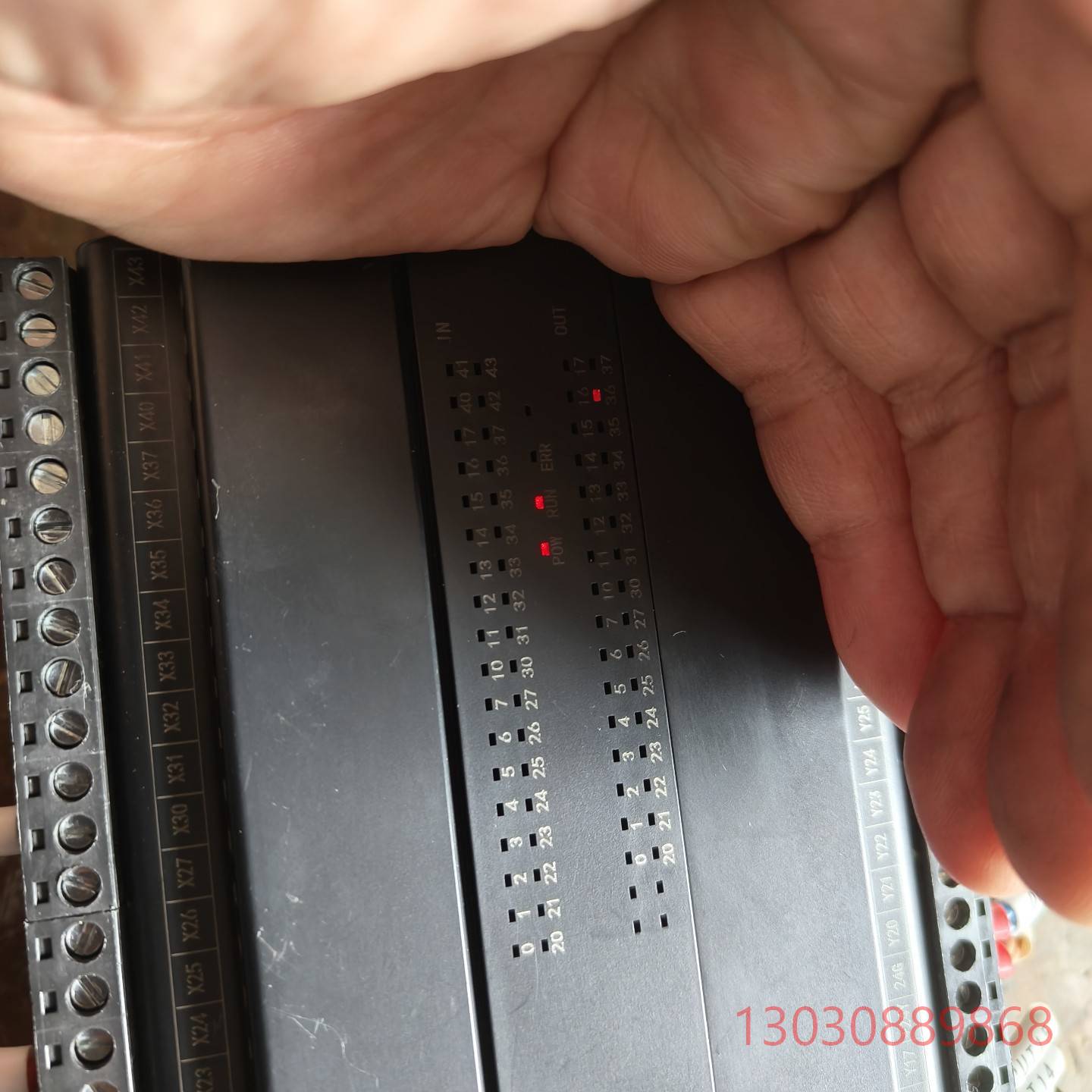 可维修金恭PLC模块 JS-68T-D，剪线拆机，无破损