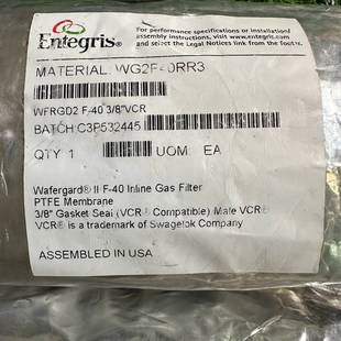 可维修Entegris英特格WG2F40RR3过滤器