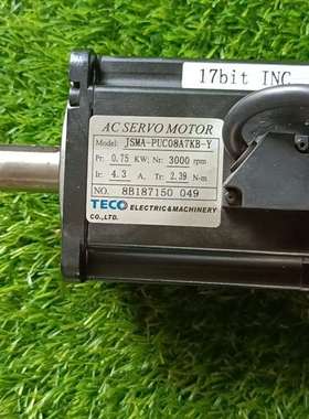 可维修TECO东元伺服电机JSMA-PUC08A7KB-Y，