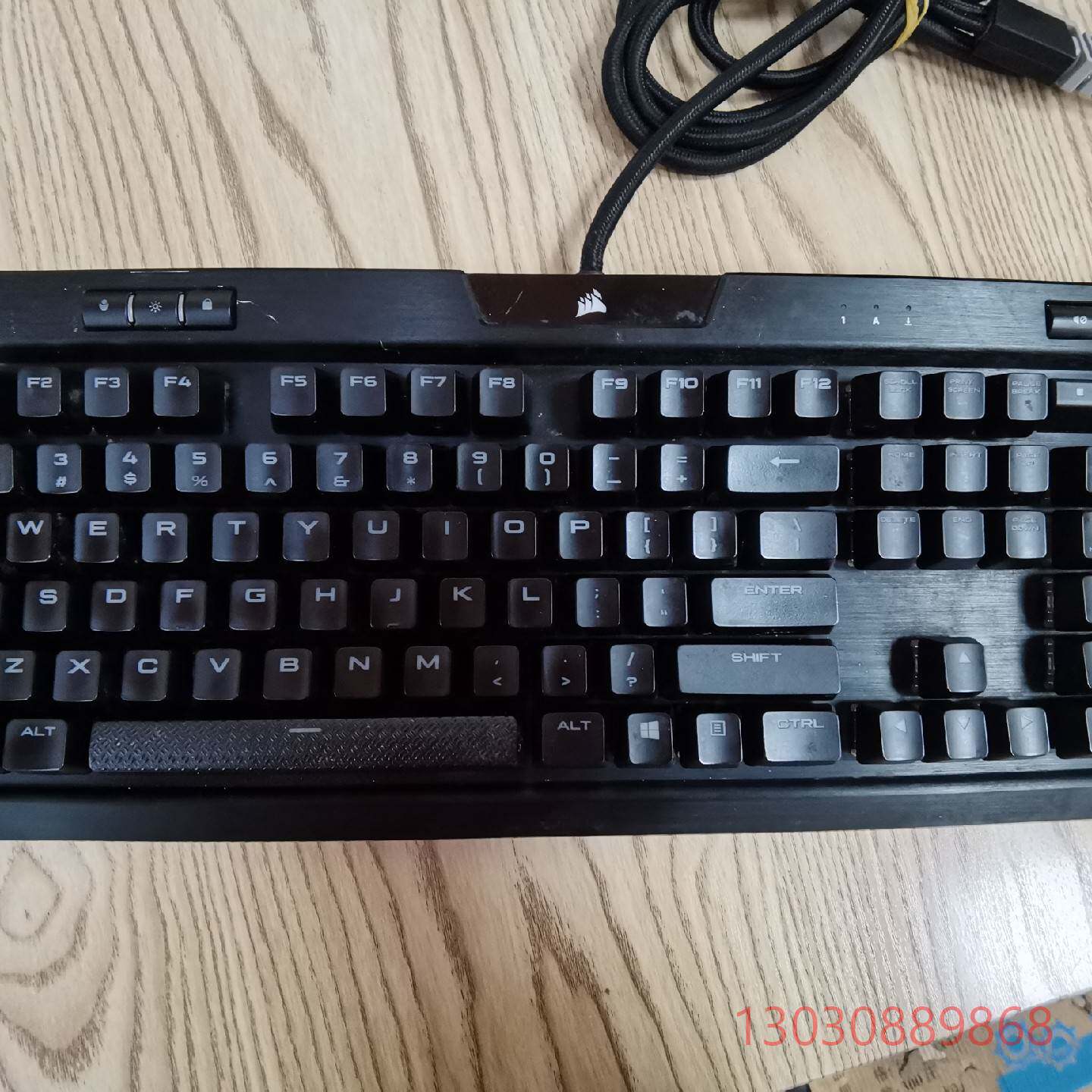 可维修美商海盗船K70 RGB MK.2银轴机械键盘,手
