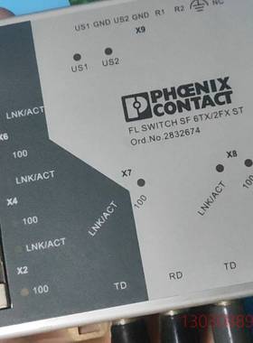 可维修菲尼克斯交换机FLSWITCHSF6TX/2ST成色如图
