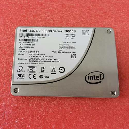 可维修英特尔/intel S3500 300G 固态硬盘 SATA议价