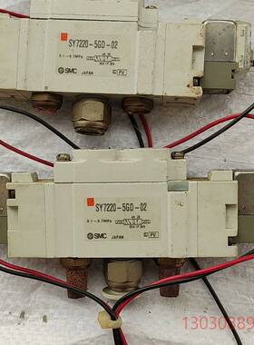 可维修拆机 SMC电磁阀 SY7220-5GD-02，成色如图。