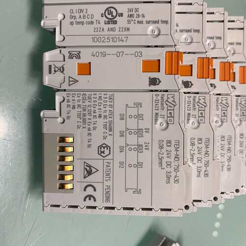 可维修Wago 750-430 DI 8DI模块议价