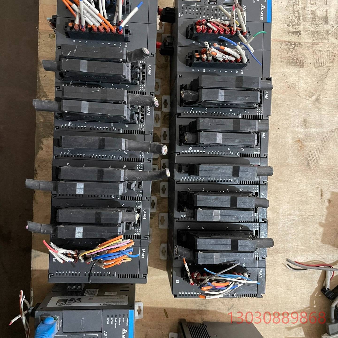 可维修闲置拆机，台达PLC型号AS228T带16AN模块