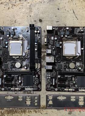 拆机10片技嘉主板GA-H81M-S1本2.1支持4代11议价