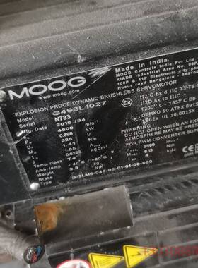 可维修MOOG木格电机G493L1027拆机包好便宜处理