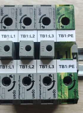 可维修德国万可 WAGO 6-35mm平方三相电流套装端