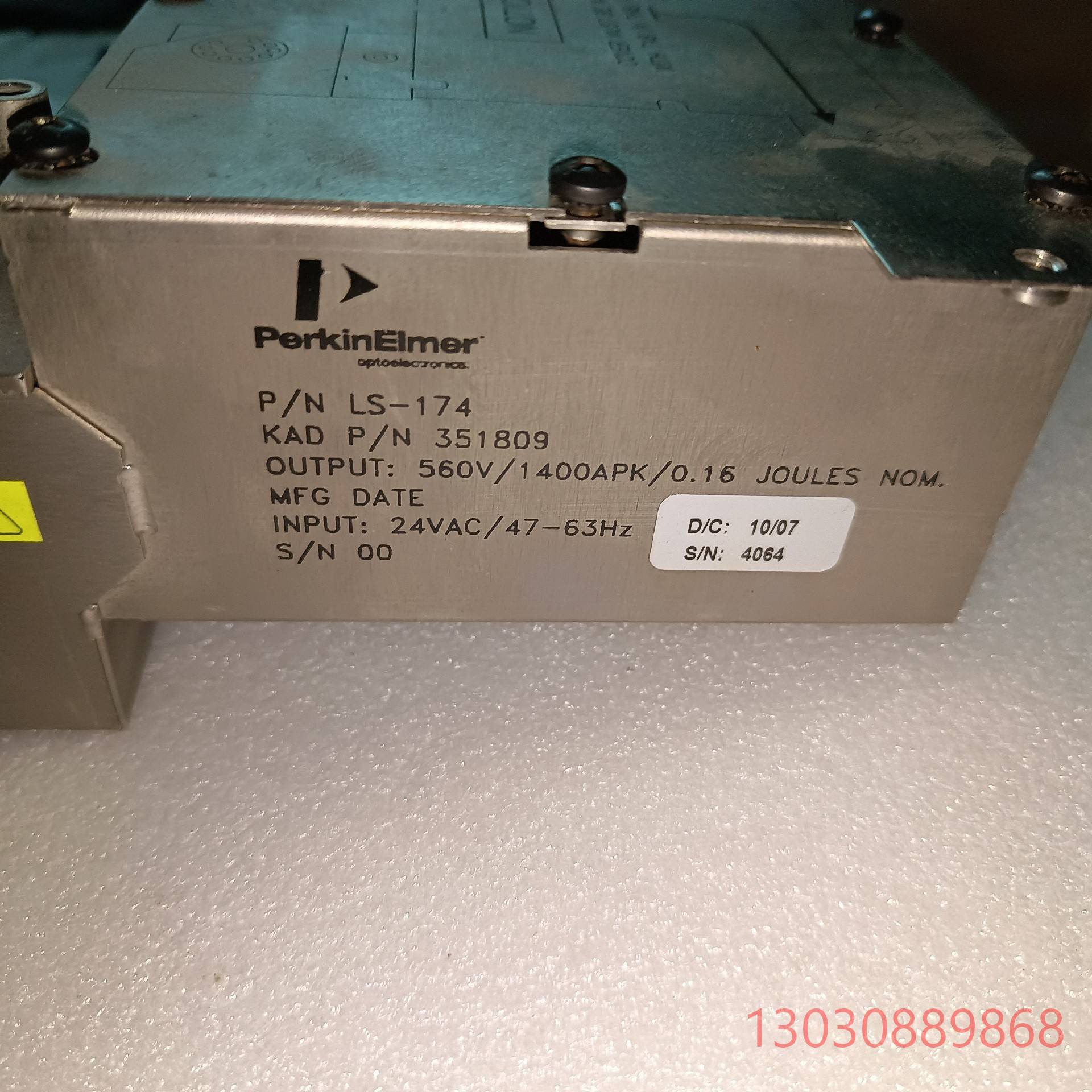 可维修拆机，EXCELITAS埃塞力达 LS-174高压电源