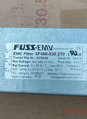 可维修通快配件Fuss电源滤波器 3f460-030. 270 拆