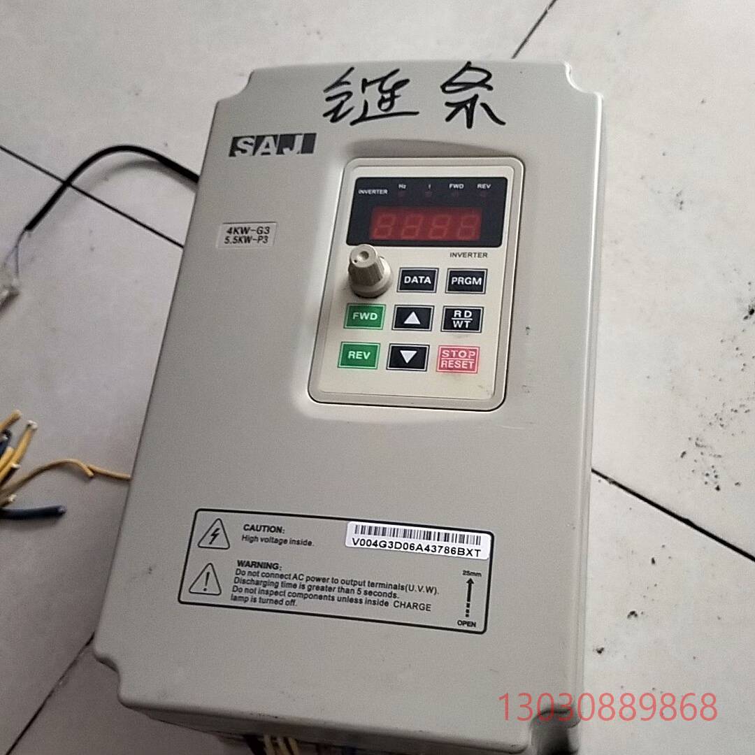 可维修拆机三晶变频器，V004G3/V5R5P3   拆机包