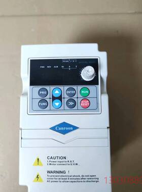 可维修拆机Canroon科朗750W变频器，型号：CV900G-