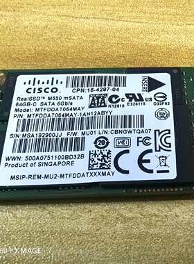 可维修M550-64G，M600-64G 思科MSATA固态硬盘议价