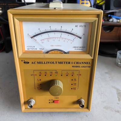 可维修上海爱使MODEL  As2173D毫伏表，成色较新