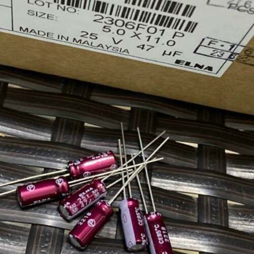 可维修100个42元 RA3- 47UF25V ELNA伊娜 紫议价
