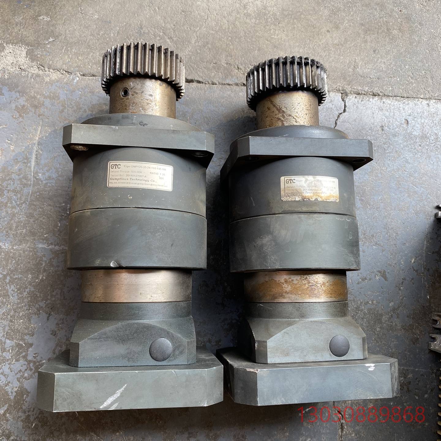 三菱伺服电机拆下的GTC减速机 GNP120-35-24-1议价