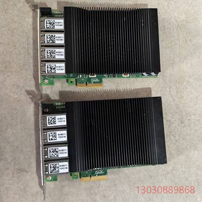 可维修inteli350am4芯片PCI-E X4千兆4电口POE