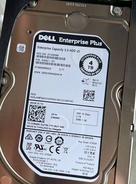 可维修DELL 4T SAS PS 存储 硬盘，ST4000NM0