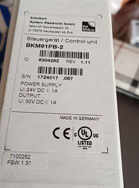 可维修BK Mikro  BKM91PB-2控制器  全新，可小议价
