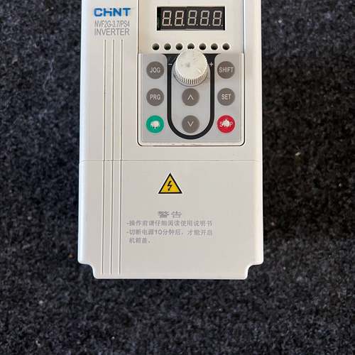 可维修CHNT正泰拆机3.7KW变频器NVF2G-3.7/PS4