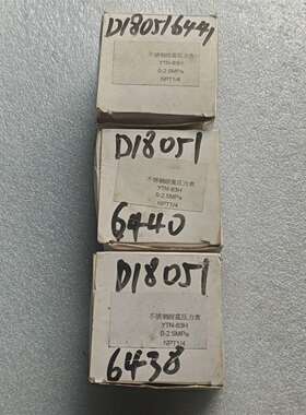 可维修BLD 布莱迪 压力表 YTN63H 0-2.5MPa 全新