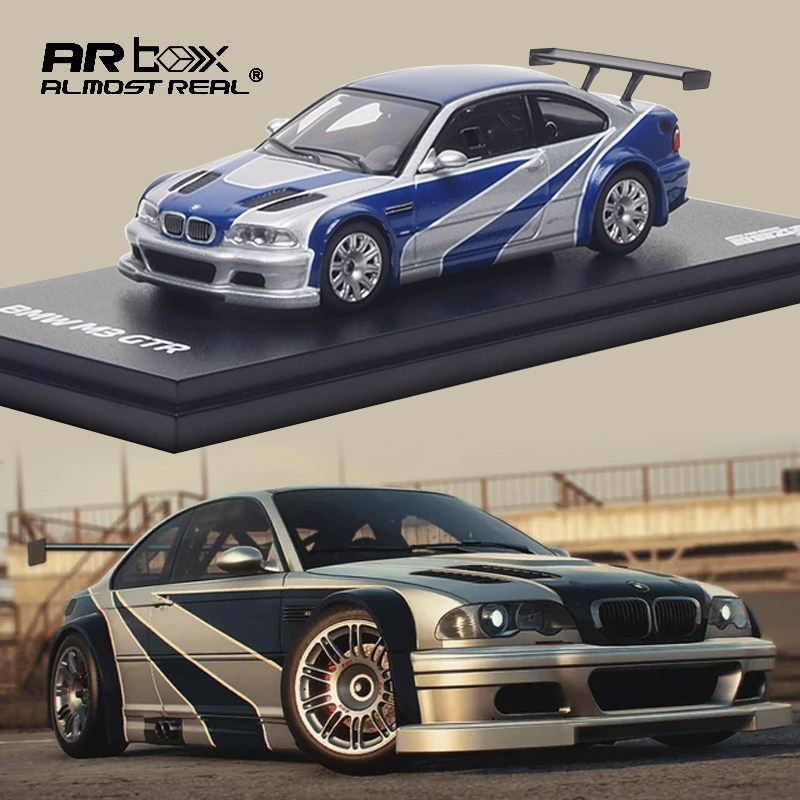 Almost Real AR 1:64 宝马M3 E46 GTR 极品飞车集结 合金汽车模型