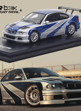 Almost Real AR 1:64 宝马M3 E46 GTR 极品飞车集结 合金汽车模型