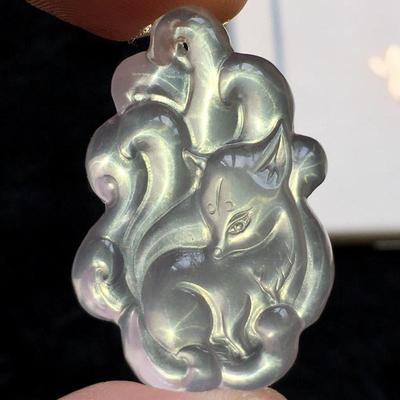 天然粉晶吊坠星光粉晶物美价廉女