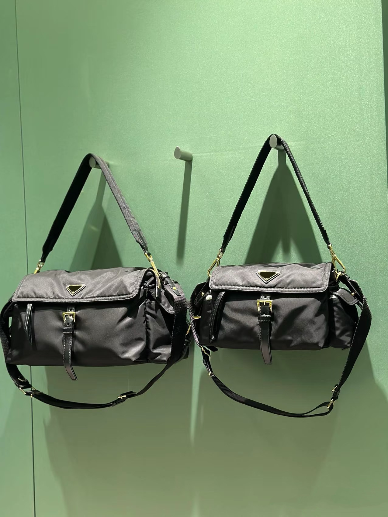 欧美新款防水尼龙布商务邮差包休闲百搭大容量单肩斜挎包男女通用