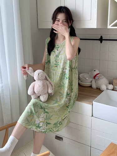 棉绸亲肤柔软人造棉甜美可爱夏
