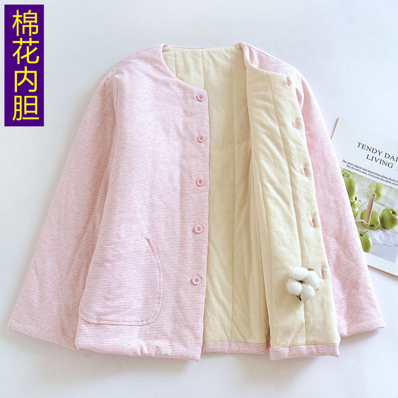 春季纯棉花女士棉衣 棉花内胆贴身小棉袄内穿保暖棉服秋冬季夹袄