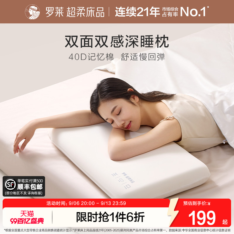 罗莱PCM控温记忆棉护颈枕图片