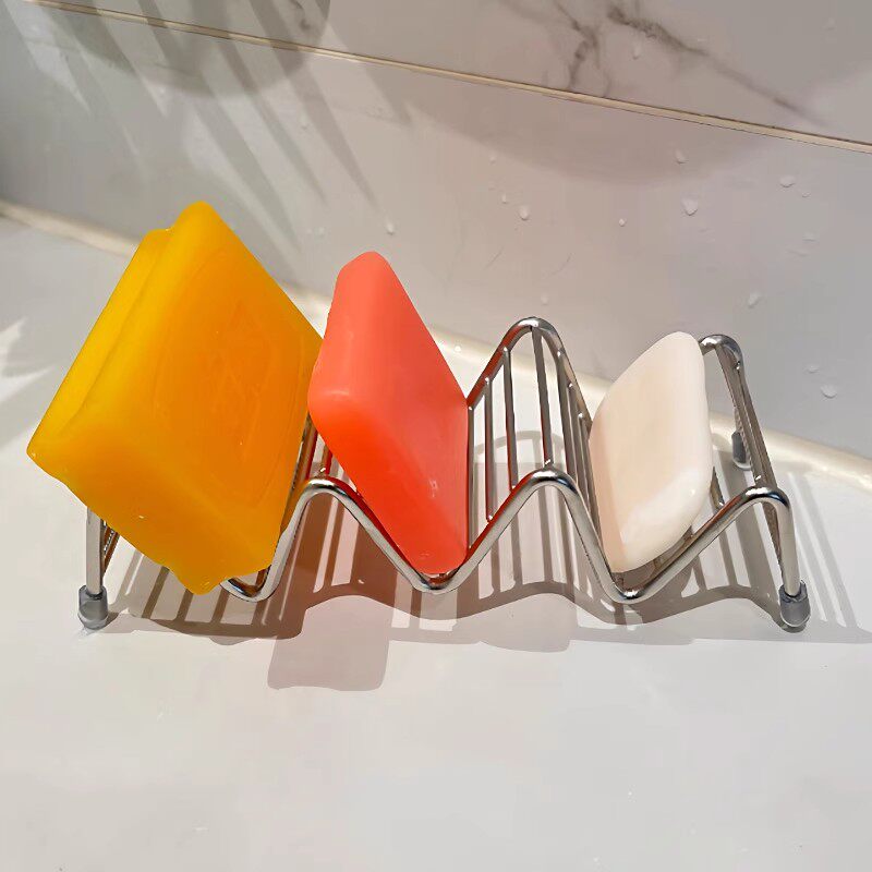 不锈钢肥皂架香皂置物架沥水盒浴室卫生间香皂碟收纳盒家用肥皂盒