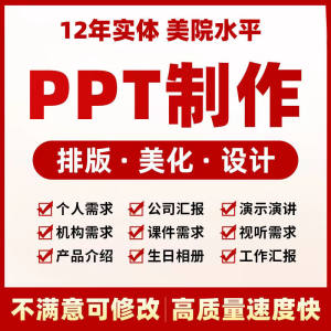 PPT制作deck代做slide设计美化企业宣传述职keynote总结演讲路演