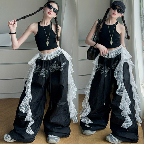 女童酷飒爵士服少儿辣妹走秀服夏