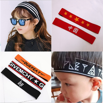 韩版运动嘻哈风爵士舞表演发带